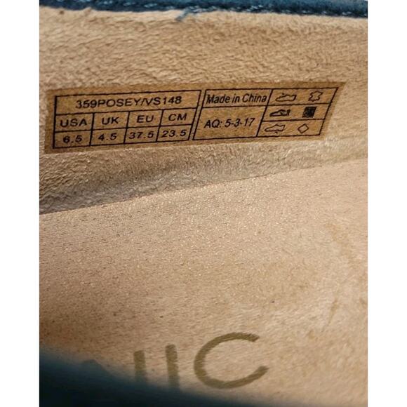 Vionic Posey Loafers Flats Shoes Womens Size 6.5 Green Suede Slip On Orthotic - Picture 6 of 7